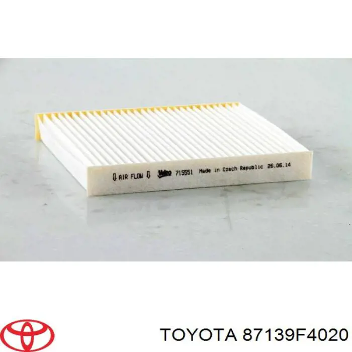 Фильтр салона 87139F4020 Toyota