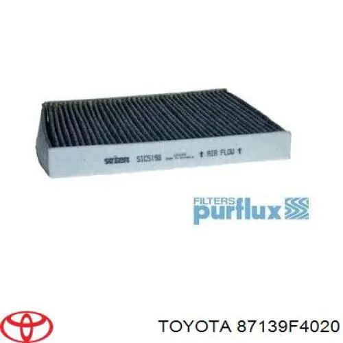 Купить 87139F4020 Toyota Фильтр салона угольный