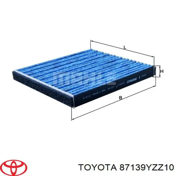 Фильтр салона 87139YZZ10 Toyota