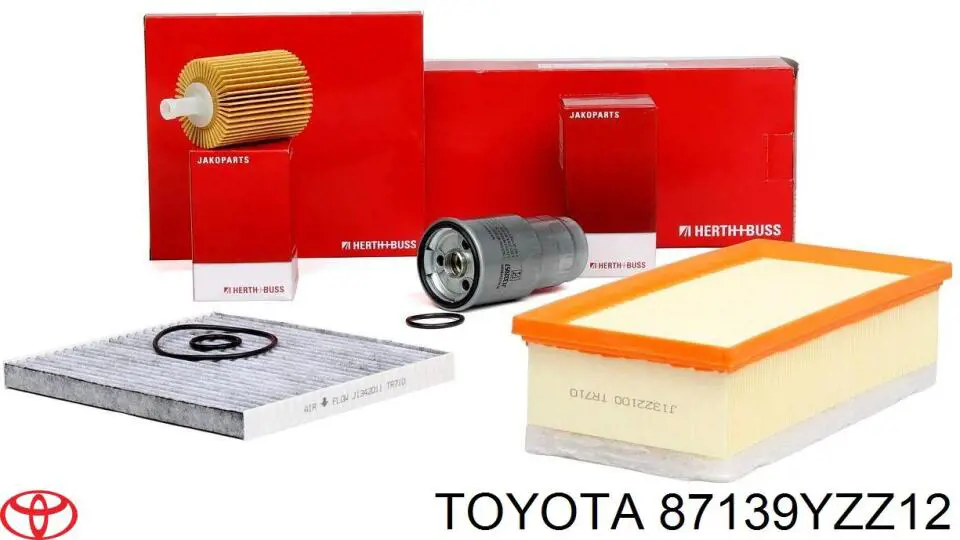 87139YZZ12 Toyota Внутрисалонный фильтр