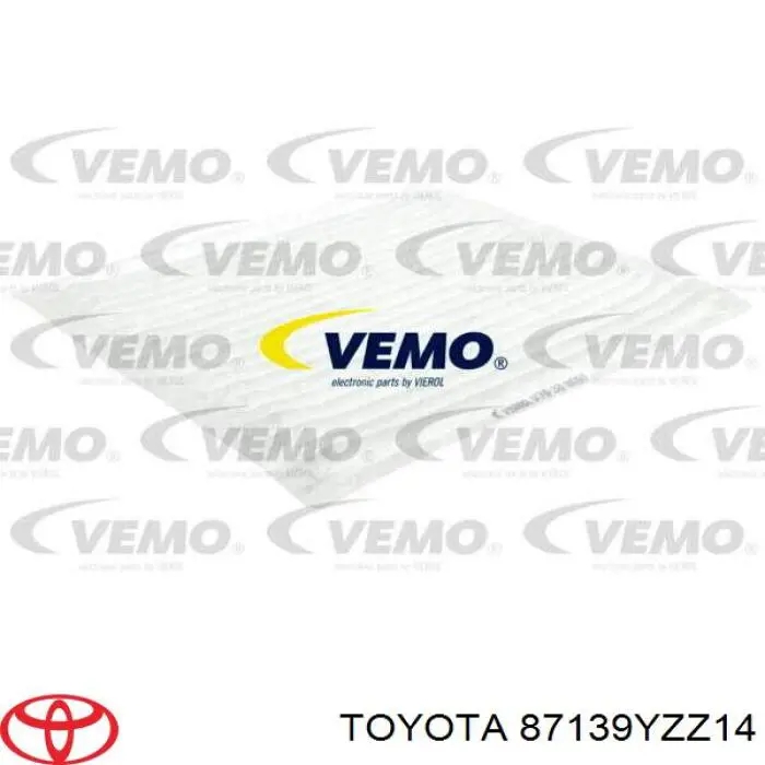 Фильтр воздушный отопителя Toyota 87139YZZ14 цена, от 3.95 USD
