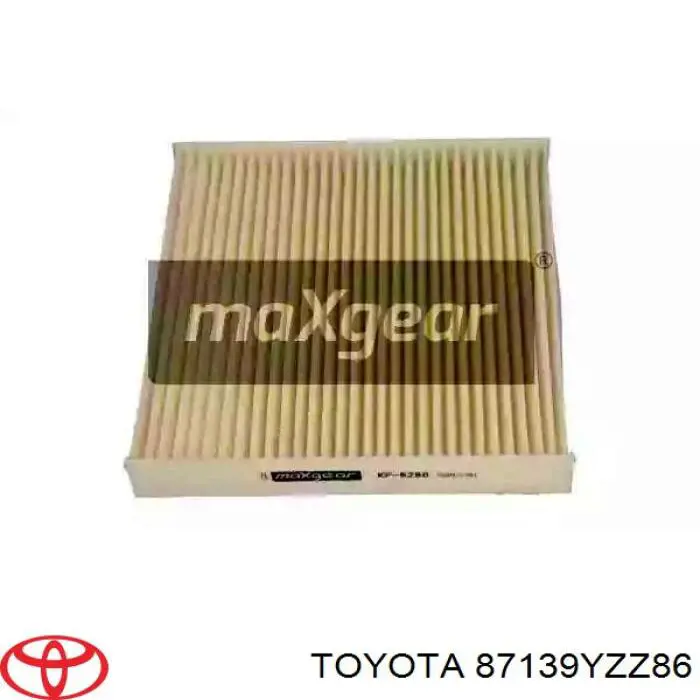 87139YZZ86 Toyota Внутрисалонный фильтр