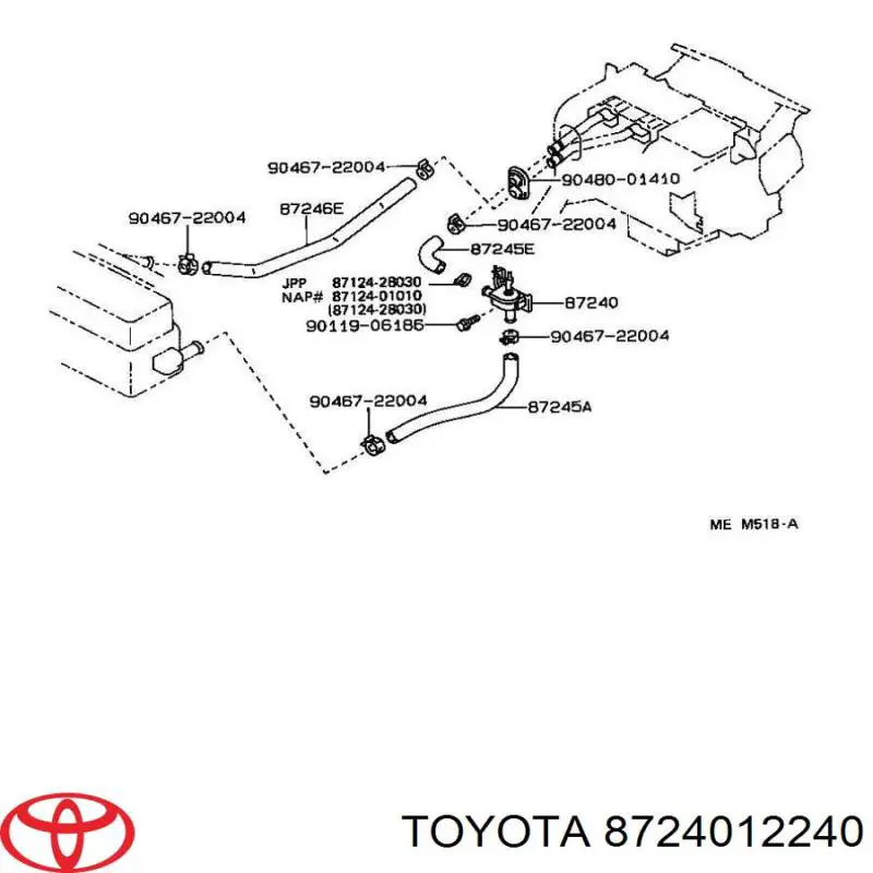 8724012240 Toyota 