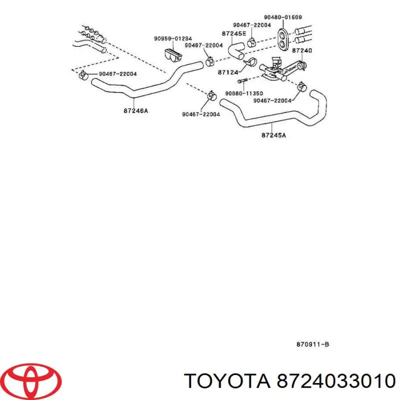  8724033010 Toyota