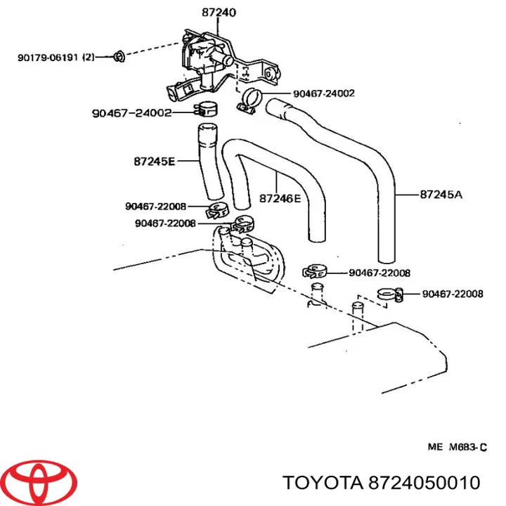 8724050010 Toyota 