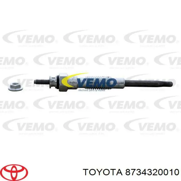 Свечи накала Toyota 8734320010 цена, от 6.89 USD