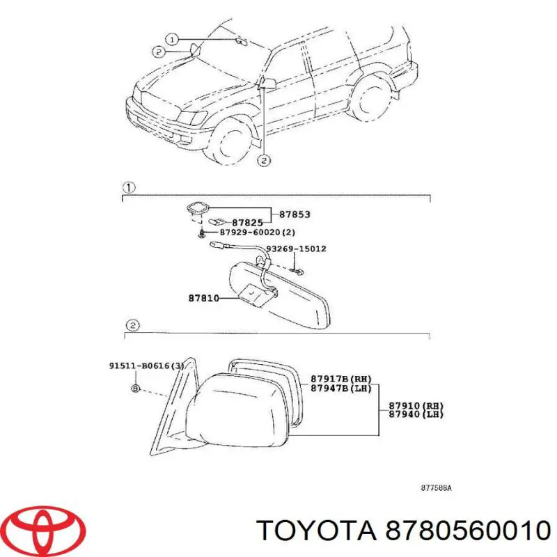 8780560010 Toyota 