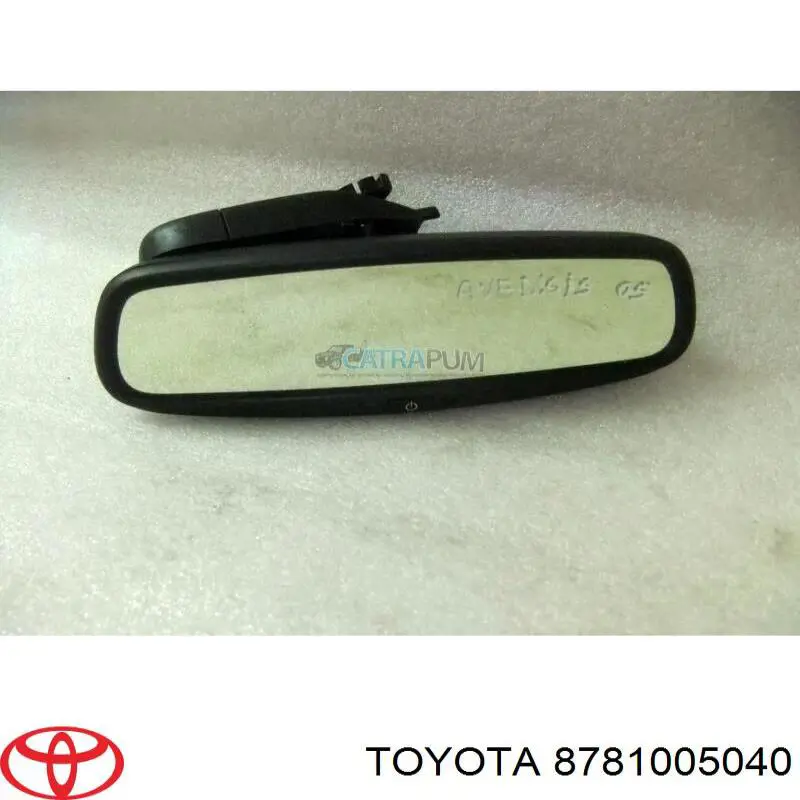 Espelho de salão interno para Toyota Avensis (T25)