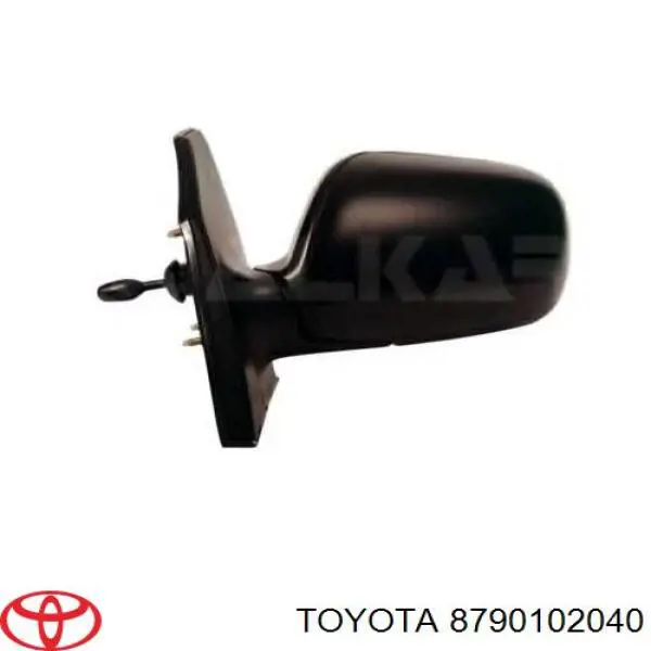 Правое боковое зеркало 8790102040 Toyota