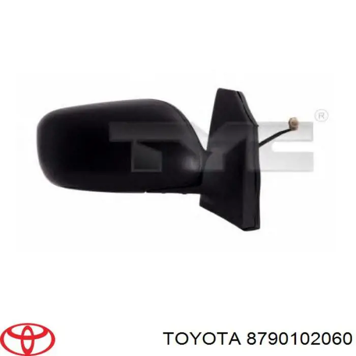 Правое боковое зеркало 8790102060 Toyota