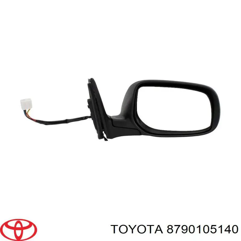 Правое боковое зеркало Toyota 8790105140