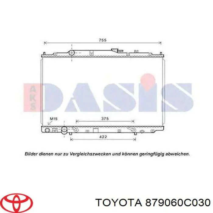 Купить 879060C030 Toyota Стекло зеркала заднего вида, левого