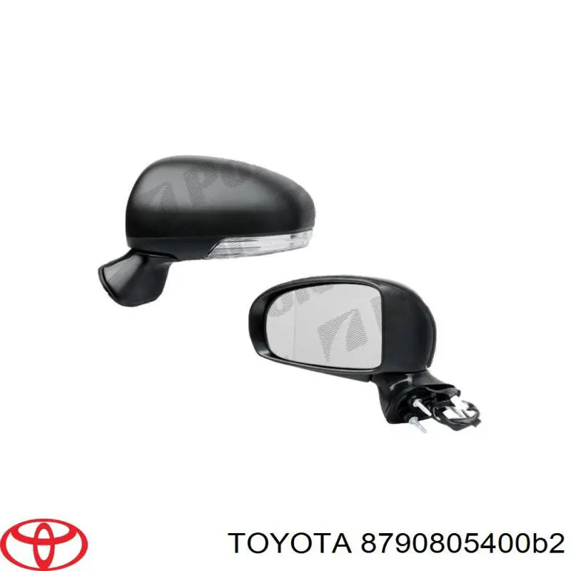 Наружное зеркало правое Toyota 8790805400B2 цена, от 400.67 USD