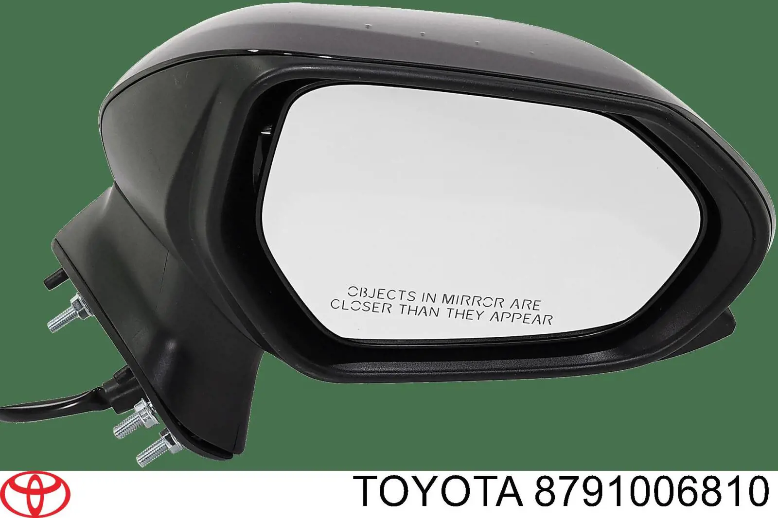 Espelho de retrovisão direito para Toyota Camry (V70)