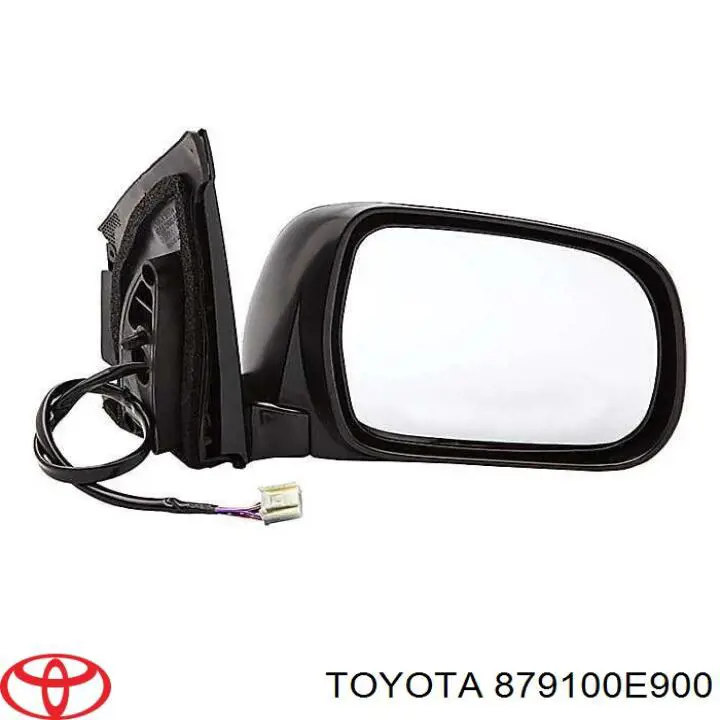 Правое зеркало 879100E900 Toyota