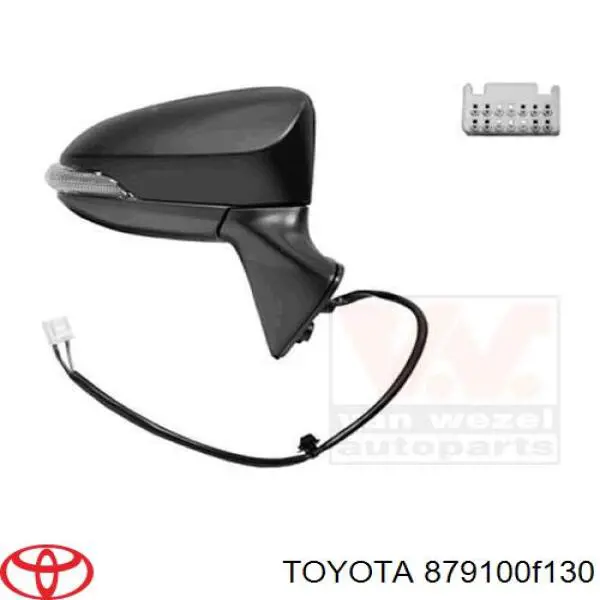 Наружное зеркало правое Toyota 879100F130 цена, от 124.40 USD