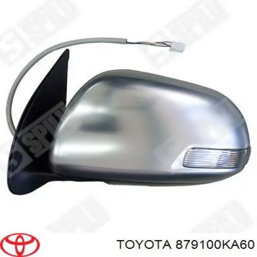 879100KA60 Toyota espelho de retrovisão direito