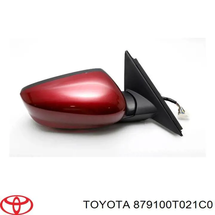 Купить 879100T021C0 Toyota Боковое зеркало заднего вида правое