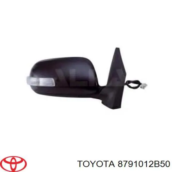 Правое боковое зеркало 8791012B50 Toyota