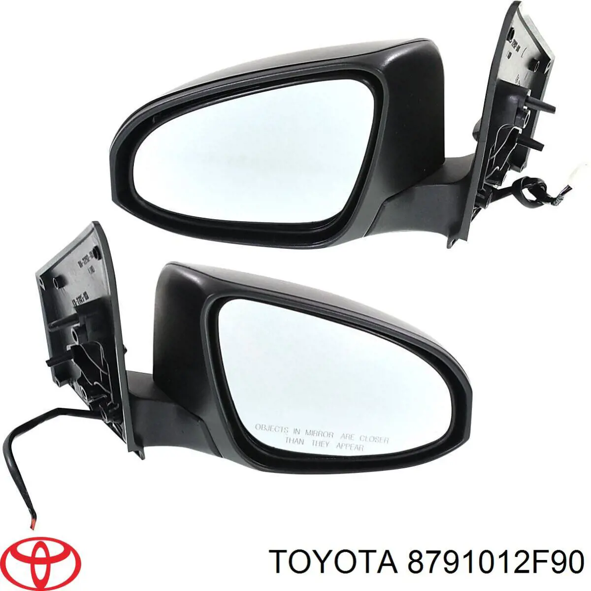 Купить 8791012F90 Toyota Боковое зеркало заднего вида правое