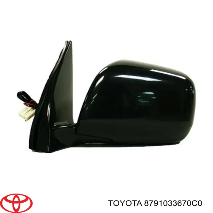 8791033670C0 Toyota Зеркало заднего вида правое
