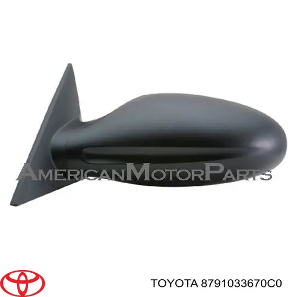 Наружное зеркало правое Toyota 8791033670C0 цена, от 49.89 USD