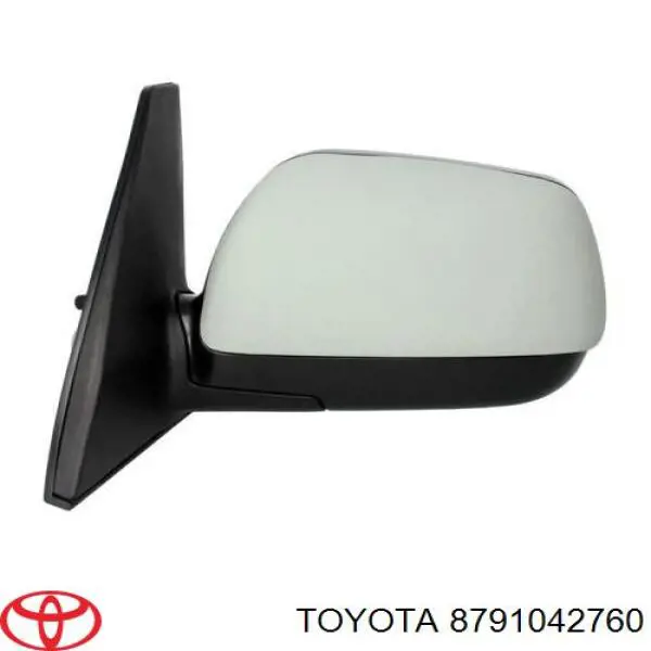 Правое боковое зеркало 8791042760 Toyota