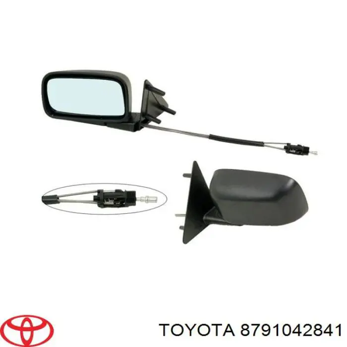 Зеркало заднего вида правое на Toyota RAV4 III 