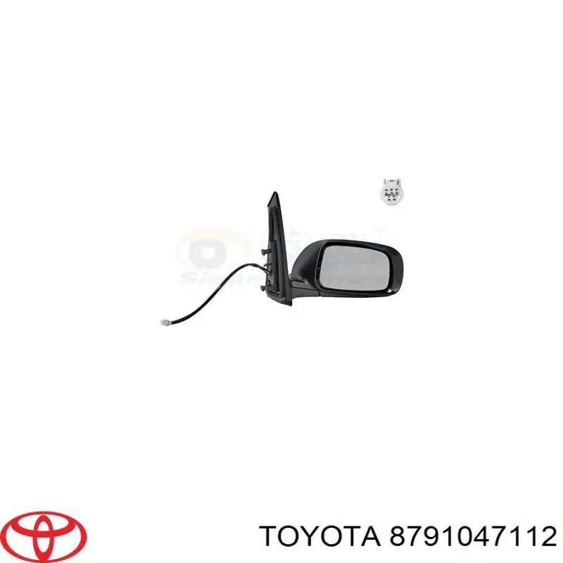 Наружное зеркало правое Toyota 8791047112 цена, от 149.96 USD
