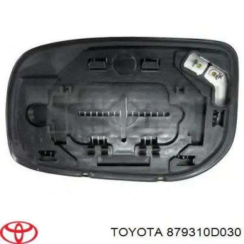 879310D030 Toyota Зеркальный элемент правого зеркала заднего вида
