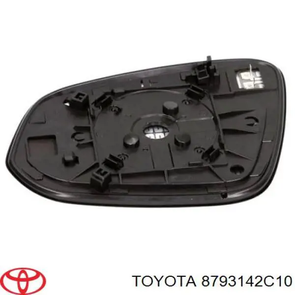 8793142C10 Toyota зеркальный элемент зеркала заднего вида правого