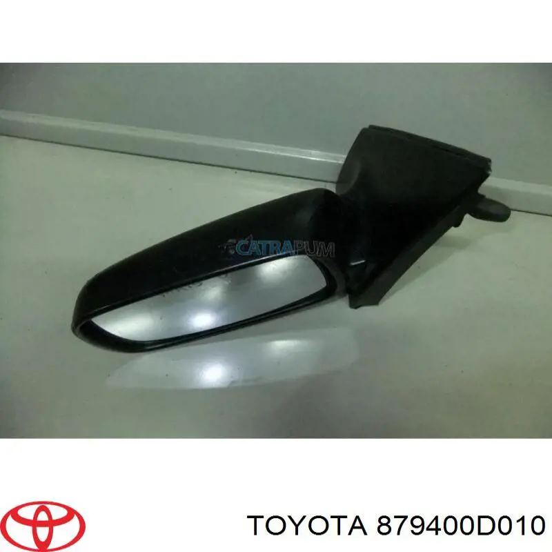 879400D010 Toyota elemento espelhado do espelho de retrovisão esquerdo