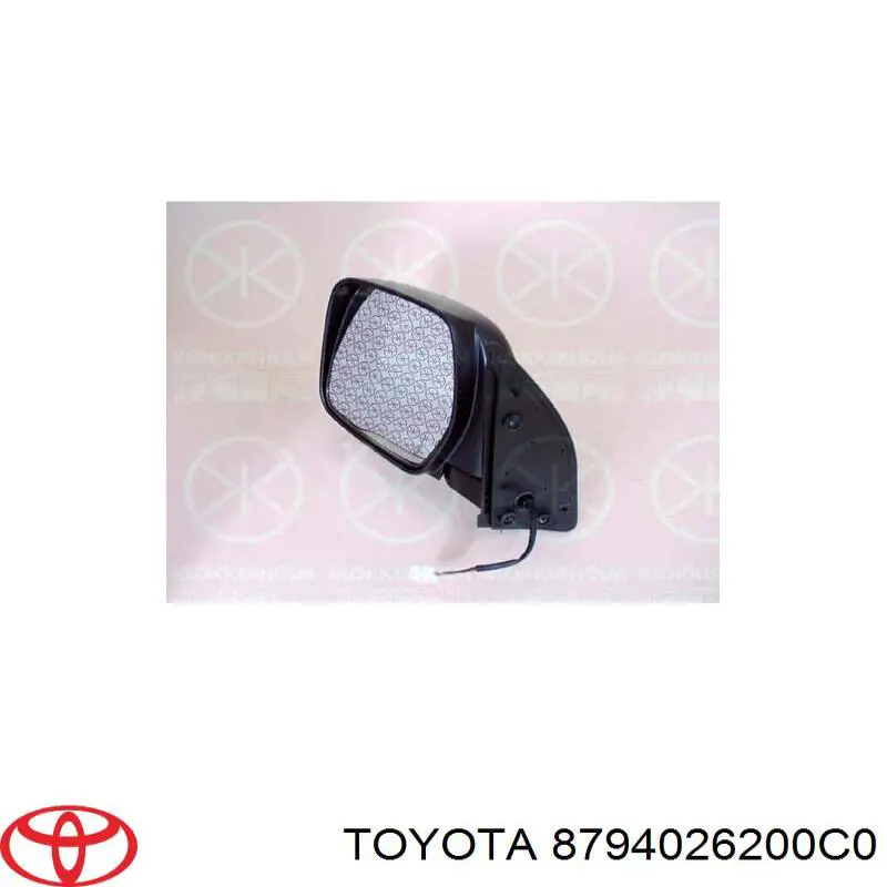 8794026200C0 Toyota Левое боковое зеркало