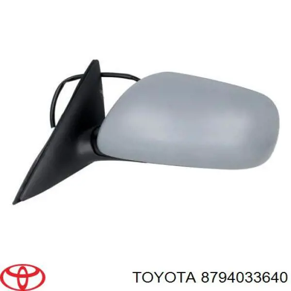 Левое боковое зеркало 8794033640 Toyota