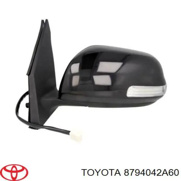 Левое боковое зеркало 8794042A60 Toyota