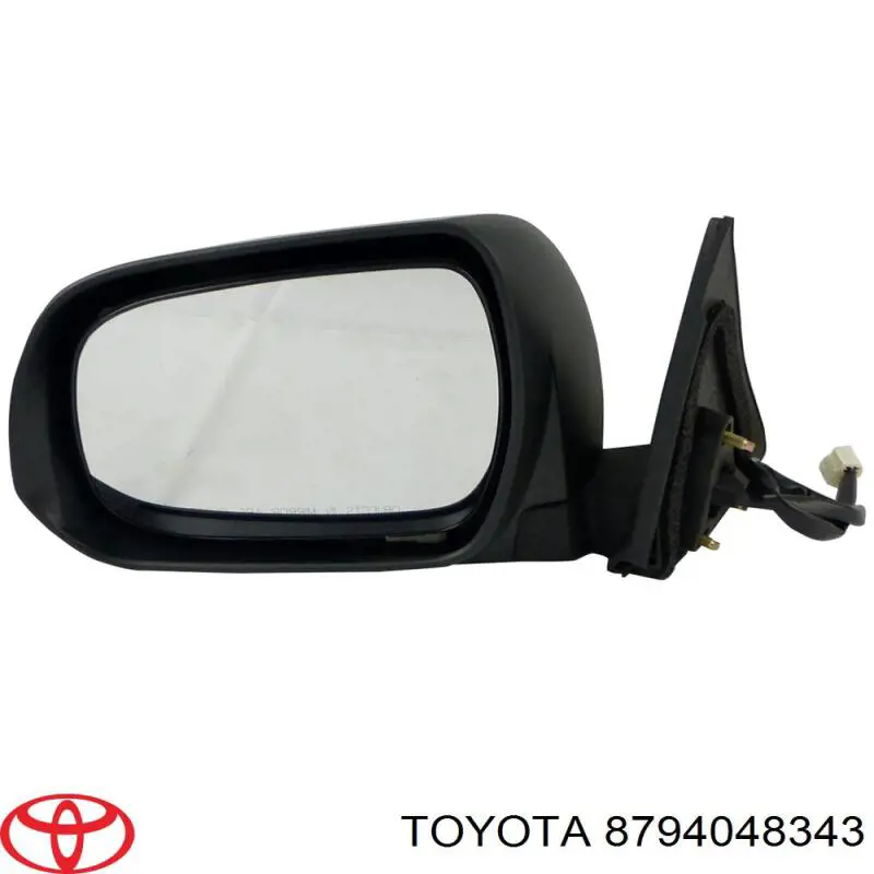 8794048343 Toyota espelho de retrovisão esquerdo