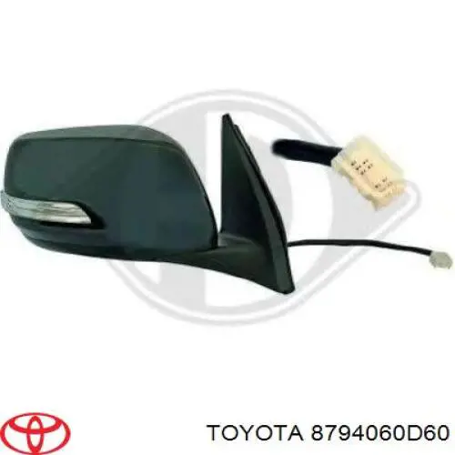 Зеркало заднего вида, левое Toyota 8794060D60 цена, от 333.65 USD