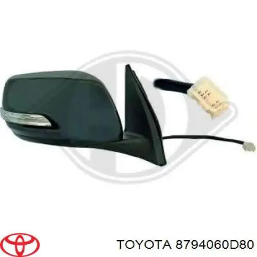 Зеркало заднего вида, левое Toyota 8794060D80 цена, от 2106.09 USD