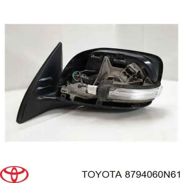 8794060N61 Toyota espelho de retrovisão esquerdo
