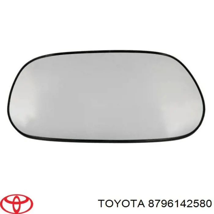 Зеркальный элемент зеркала заднего вида левого на Toyota RAV4 II 