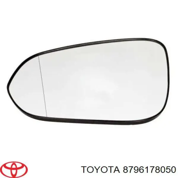 8796178050 Toyota elemento espelhado do espelho de retrovisão esquerdo