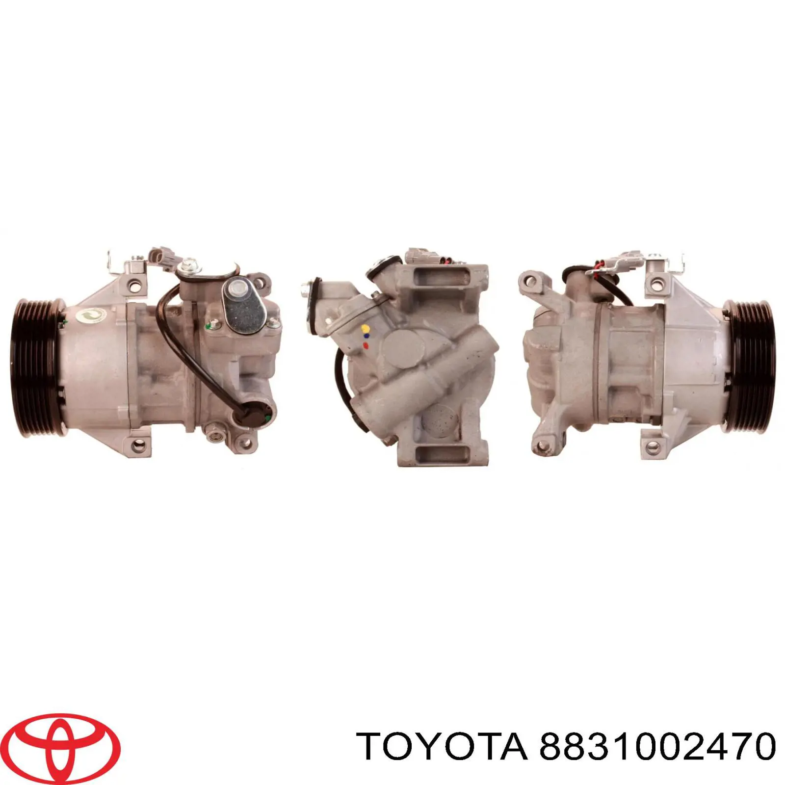 Компрессор кондиционера 8831002470 Toyota