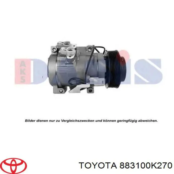  Acoplamento (bobina magnética) do compressor de aparelho de ar condicionado Toyota Avensis I sedan (T22) (1997 - 2003) I