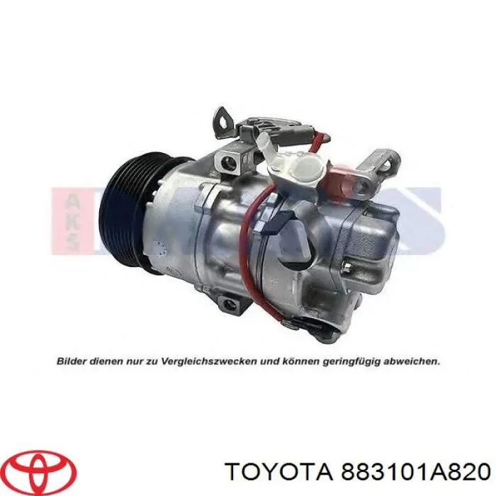 Компрессор кондиционера 883101A820 Toyota