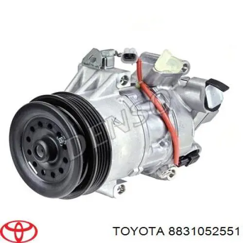 Компрессор кондиционера 8831052551 Toyota