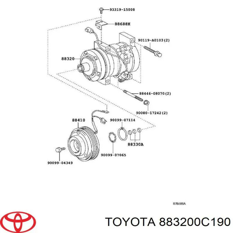  883200C190 Toyota