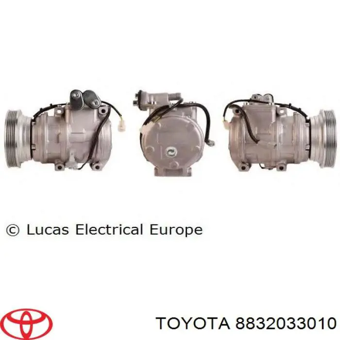 Компрессор кондиционера 883202B24084 Toyota