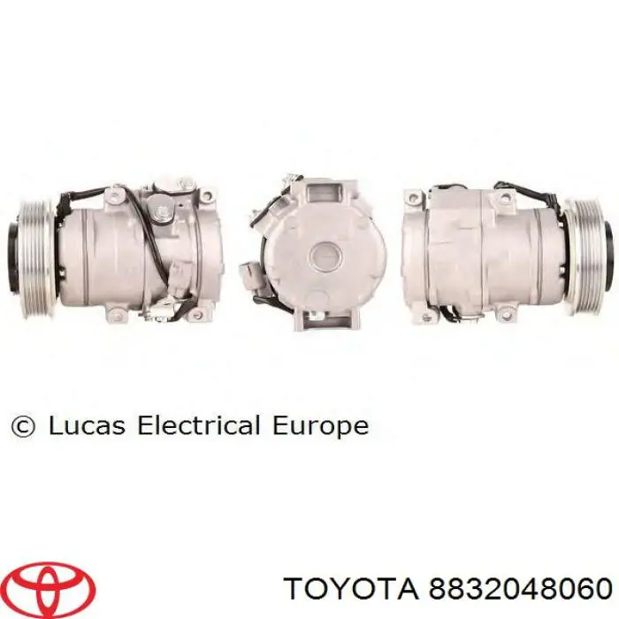 Компрессор кондиционера 8832048060 Toyota