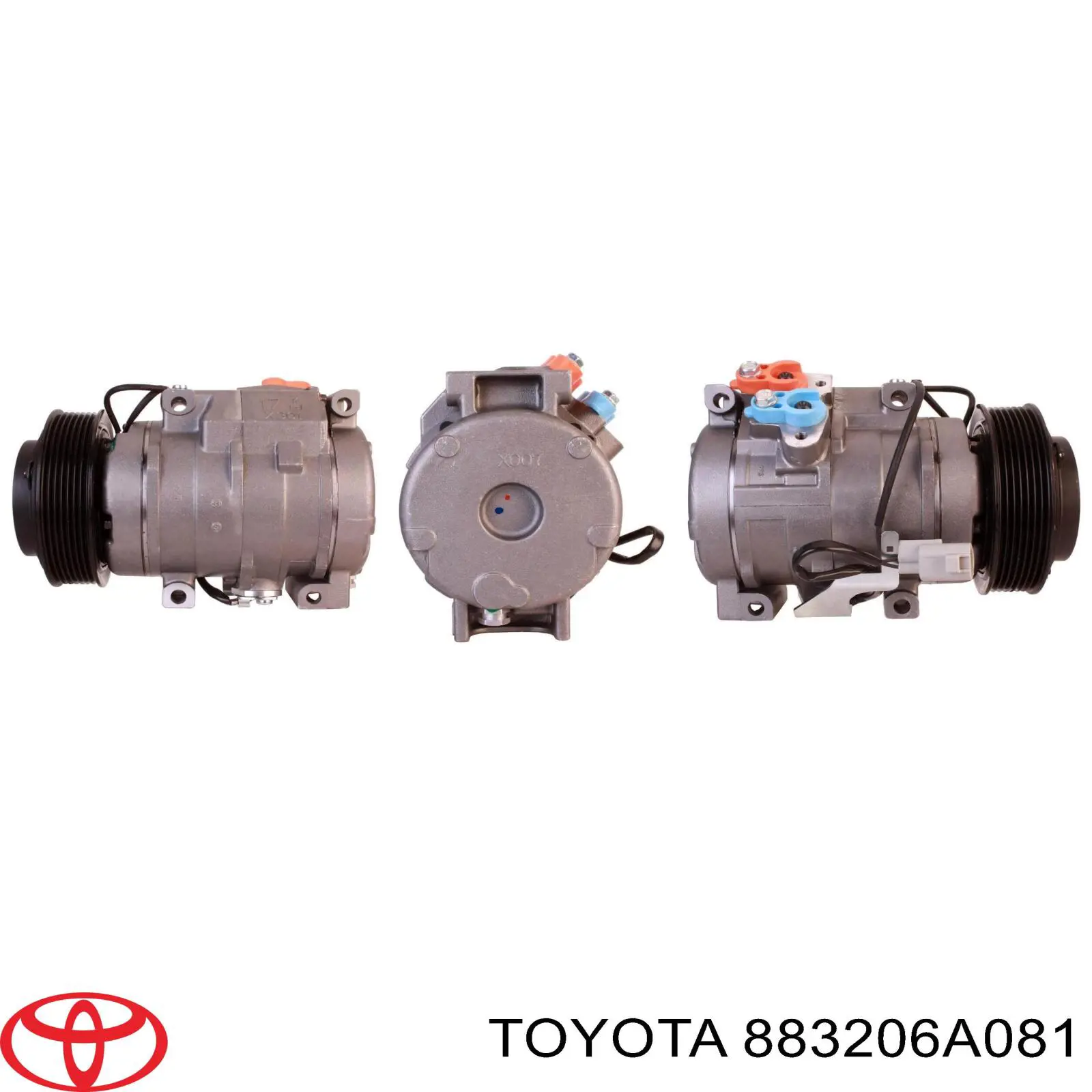 Компрессор кондиционера TOYOTA 883206A081