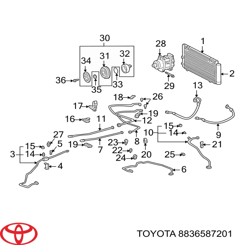  Toyota 8836587201 цена, от 3.90 USD